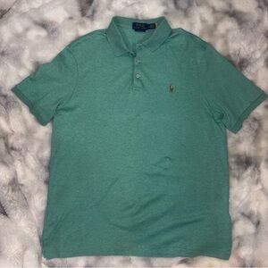 Ralph Lauren Men's light green Polo Shirt classic fit